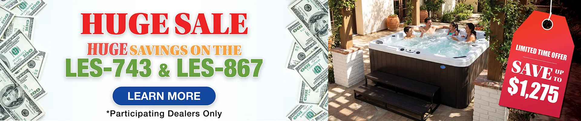 Calspas hot tub being used in a family setting - Sarasota